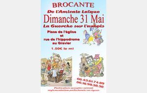 Brocante de l'Amicale Laique La Guerche