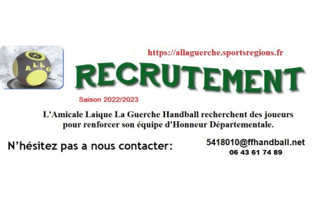 Recrutement
